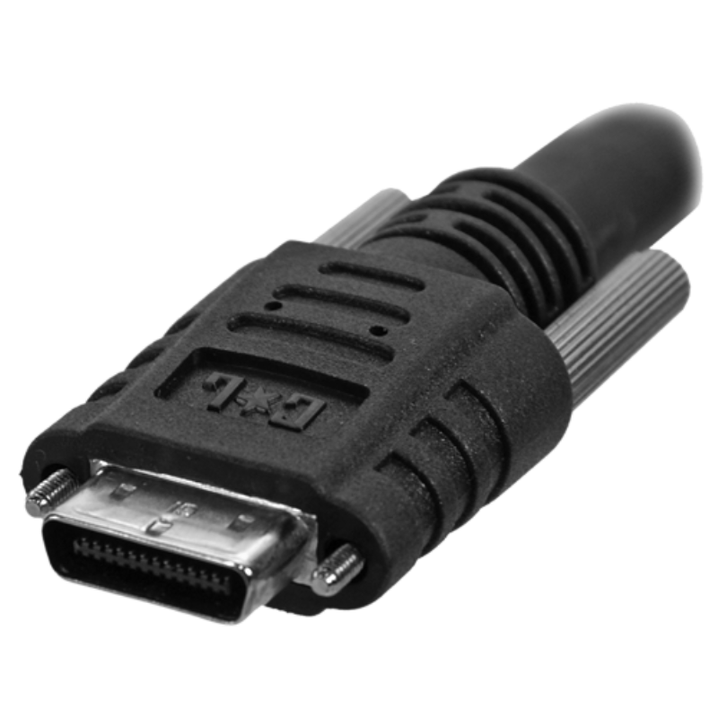 Mini Cameralink connector straight exit