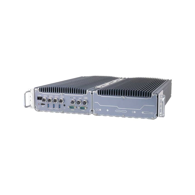 Semil-1300GC: Wide-temperature fanless rugged GPU computer with M12 connectors