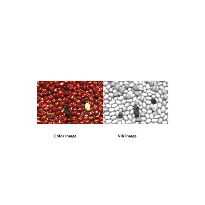 Food inspection: Red beans color and NIR image