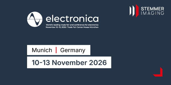 STEMMER IMAGING at electronica, 10-13 November 2026, Munich