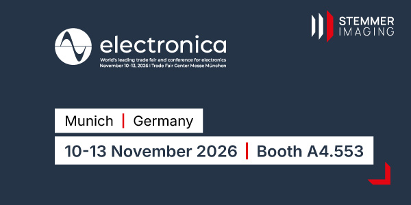 STEMMER IMAGING at electronica, 10-13 November 2026, Munich
